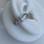 Özel Seri Baget Taşlı Gümüş Marka Earcuff
