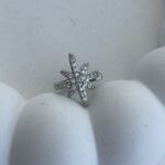 Özel Seri Zirkon Taşlı Yıldız Tasarım Gümüş Earcuff