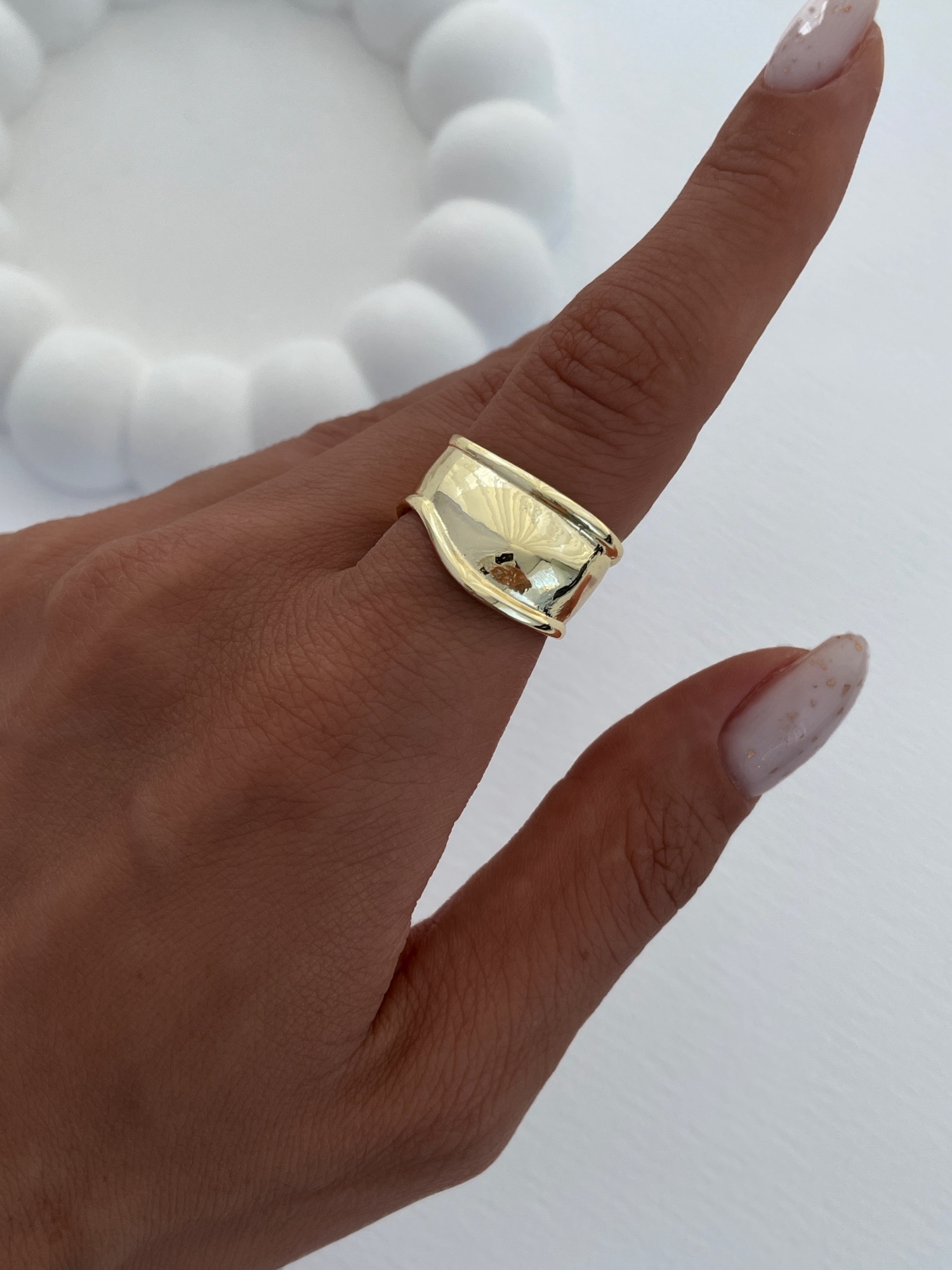 img_5584 Özel Seri Asimetrik Kıvrım Marka Gold Ayarlanabilir Yüzük