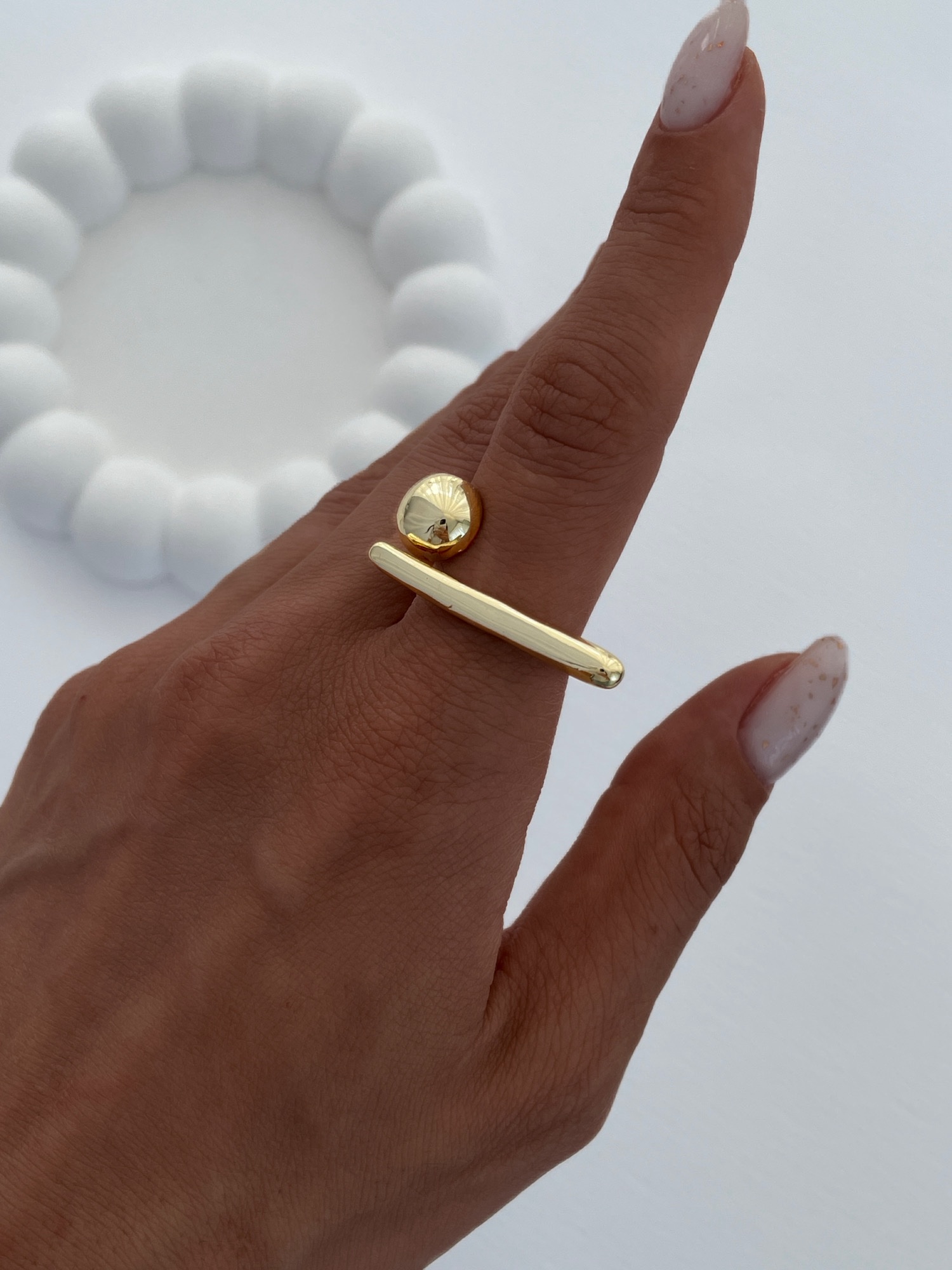 img_5947 Özel Seri Geometrik Tasarım Gold Ayarlanabilir Yüzük