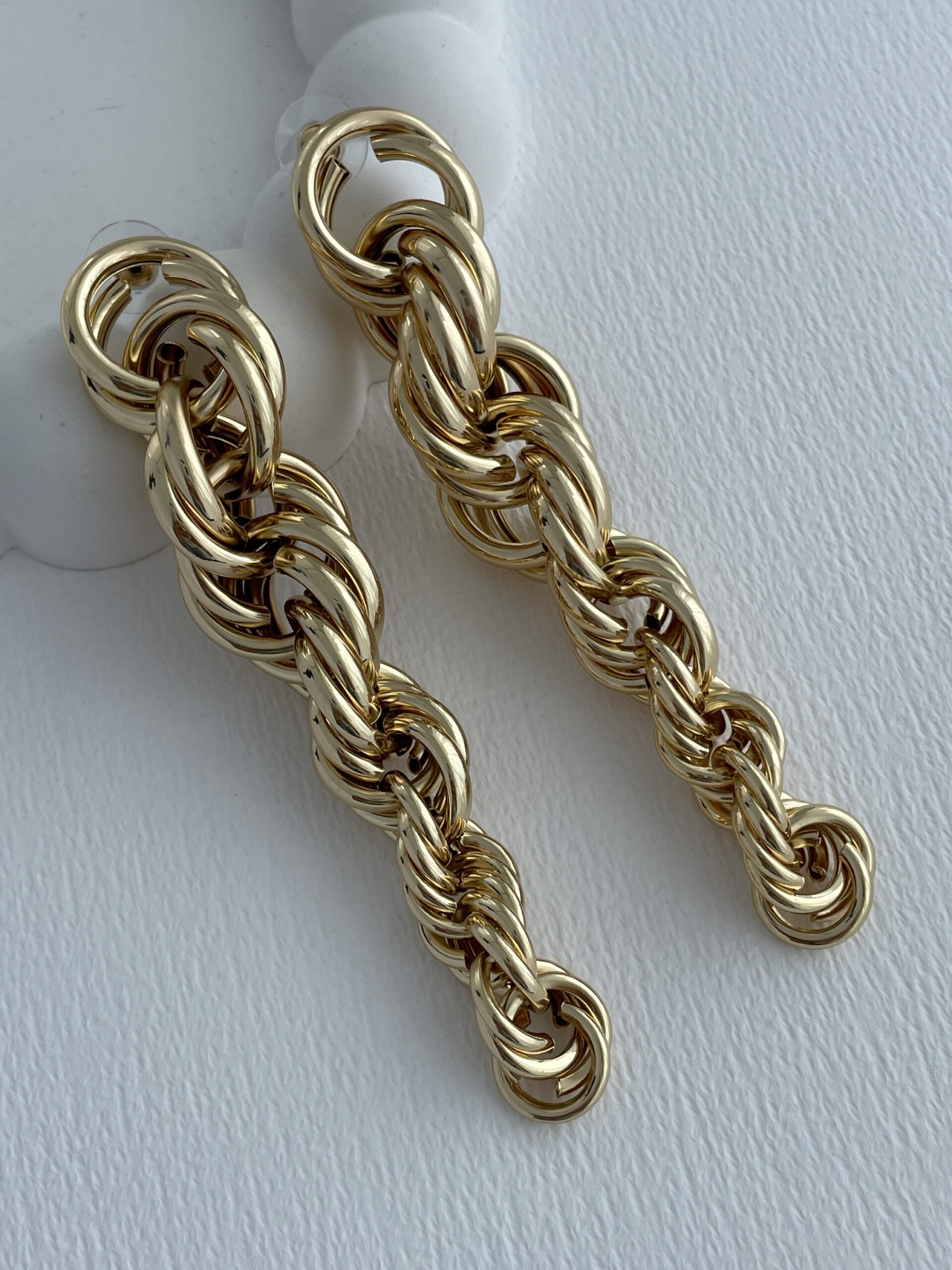 img_6127 Özel Seri Kalın Burgu Tasarım Maksi Boy Gold Küpe