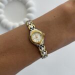 Çelik Vintage Gold & Gümüş Saat