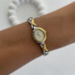 Çelik Vintage Gold & Gümüş Saat