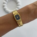 Çelik Siyah Kadran Vintage Gold Saat