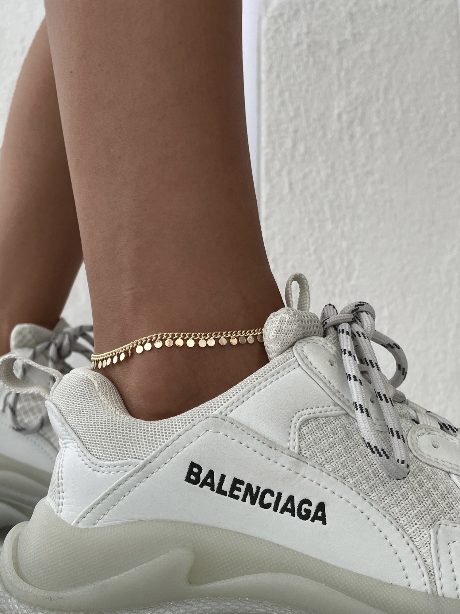 img_3925 Çelik Gold Yuvarlak Pul Tasarım Halhal