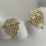 Özel Seri Zirkon Taşlı Marka Model Gold Serenay Küpe