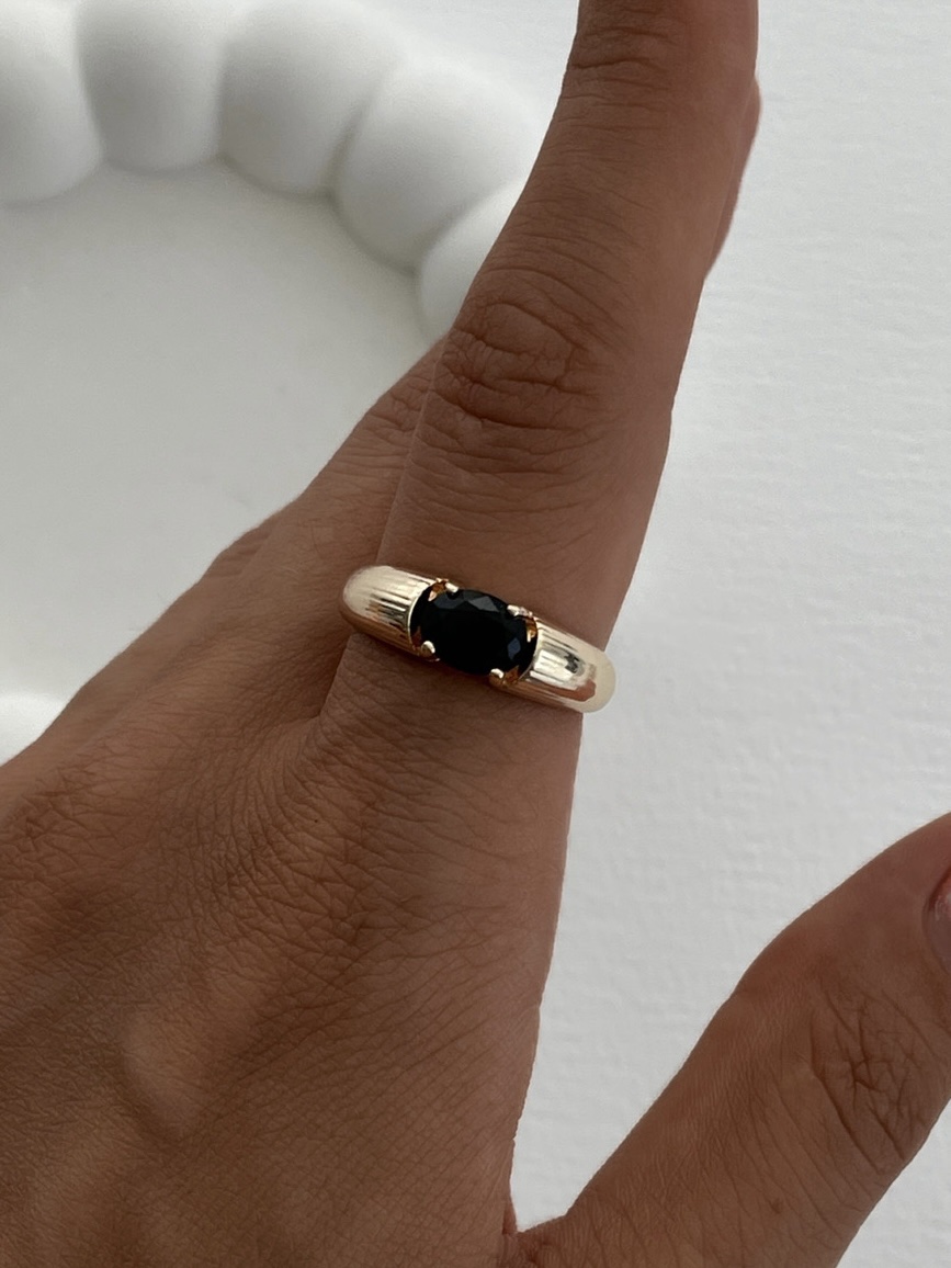 img_2887 Özel Seri Siyah Taşlı Ayarlanabilir Şövalye Yüzük