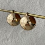 Özel Seri Gold Tek Top Küpe