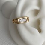 Özel Seri Gold Baget Taş Gurmet Earcuff