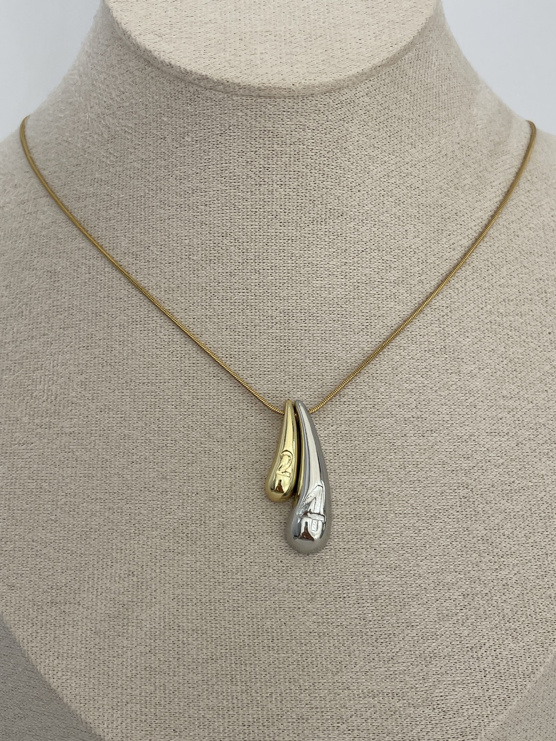 img_4456 Özel Seri Aile Sayılı Gold & Gümüş Damla Kolye