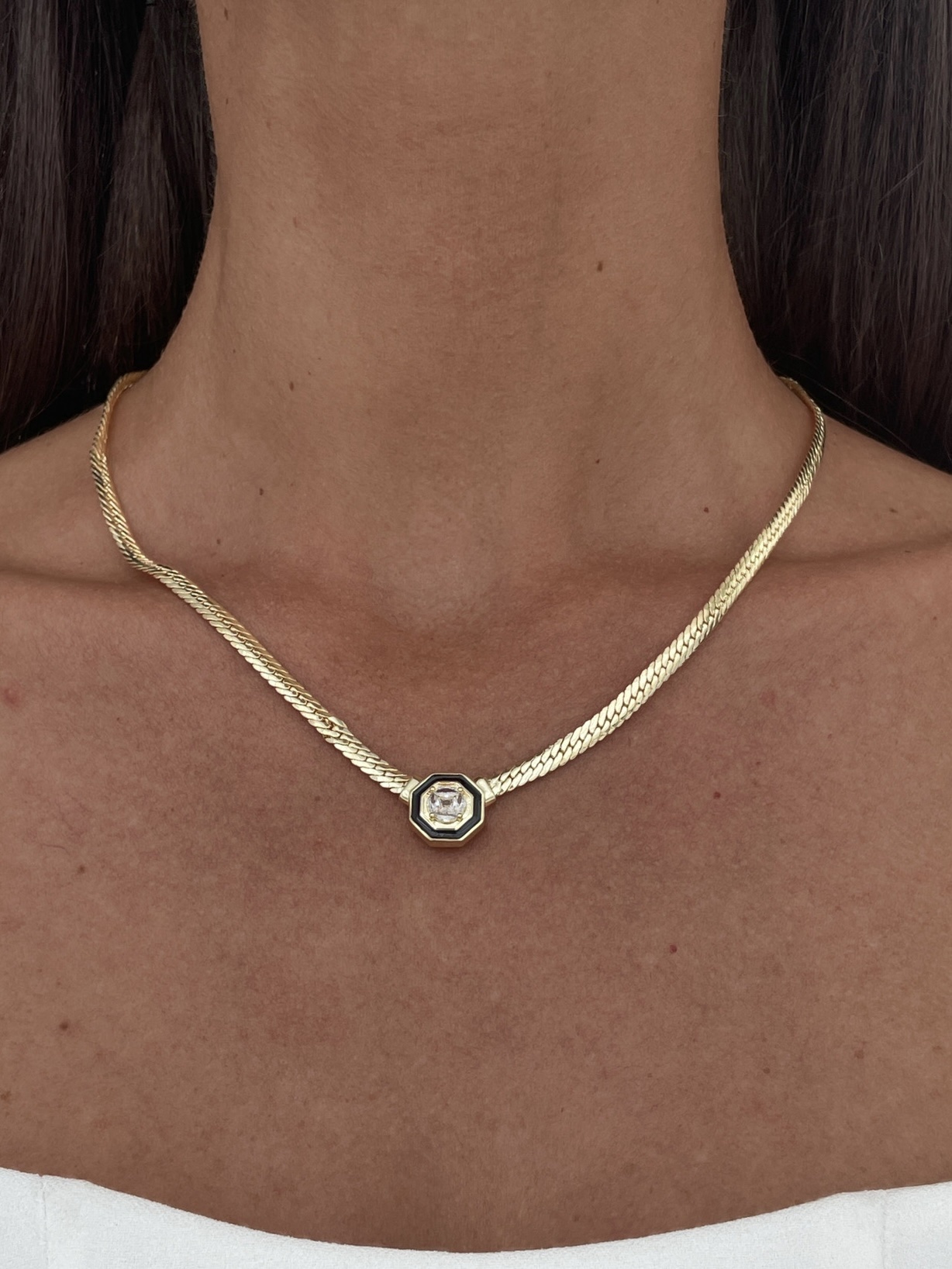 img_5744 Özel Seri Zirkon Taşlı Gold Serenay Kolye