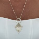 Özel Seri Zirkon Taşlı Marka Model Gold Serenay Kolye