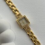 Çelik Zirkon Taşlı Vintage Gold Saat