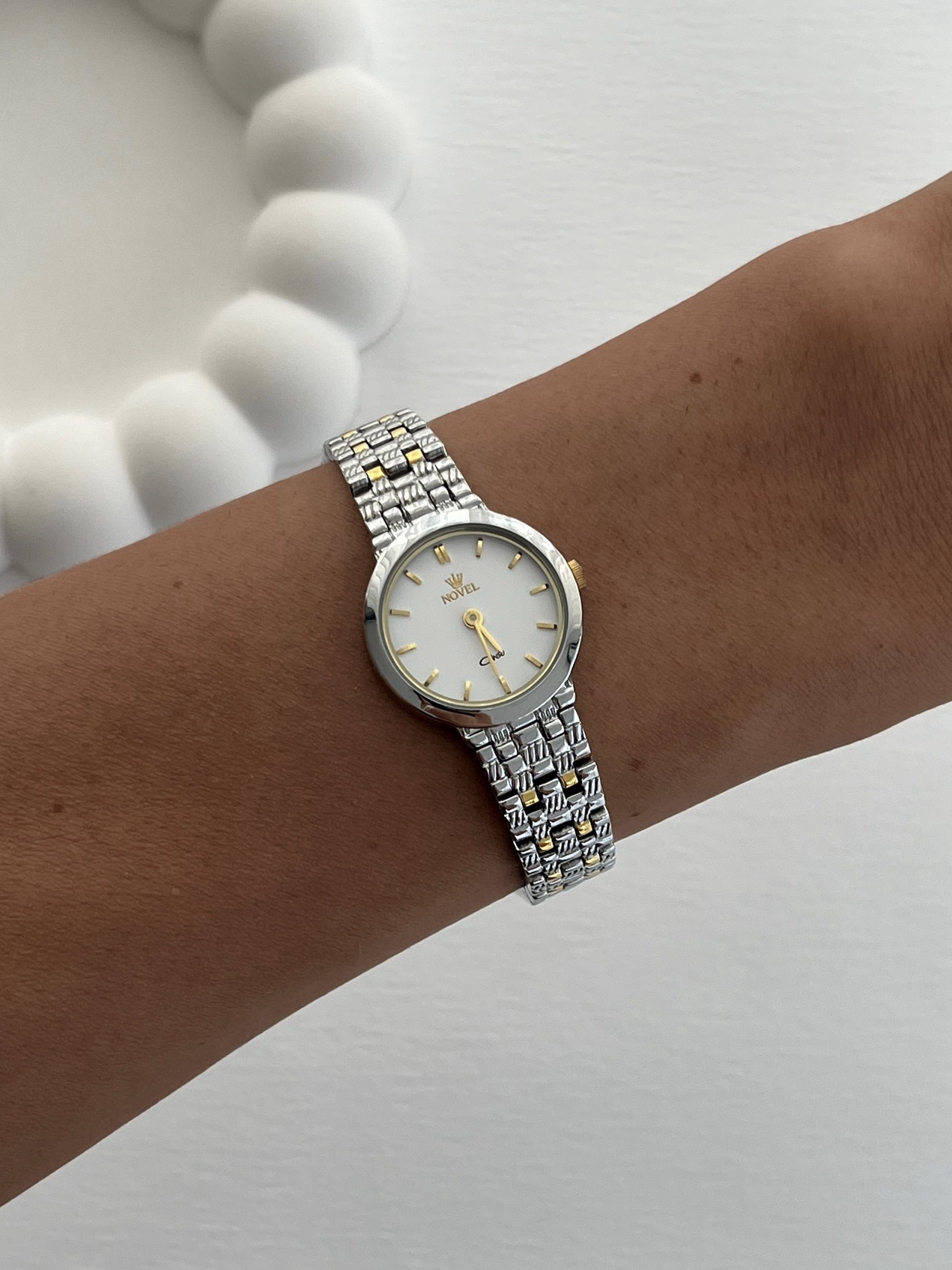 img_4405 Çelik Vintage Gold & Gümüş Saat