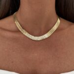Özel Seri İnce Gold Hasır Kolye