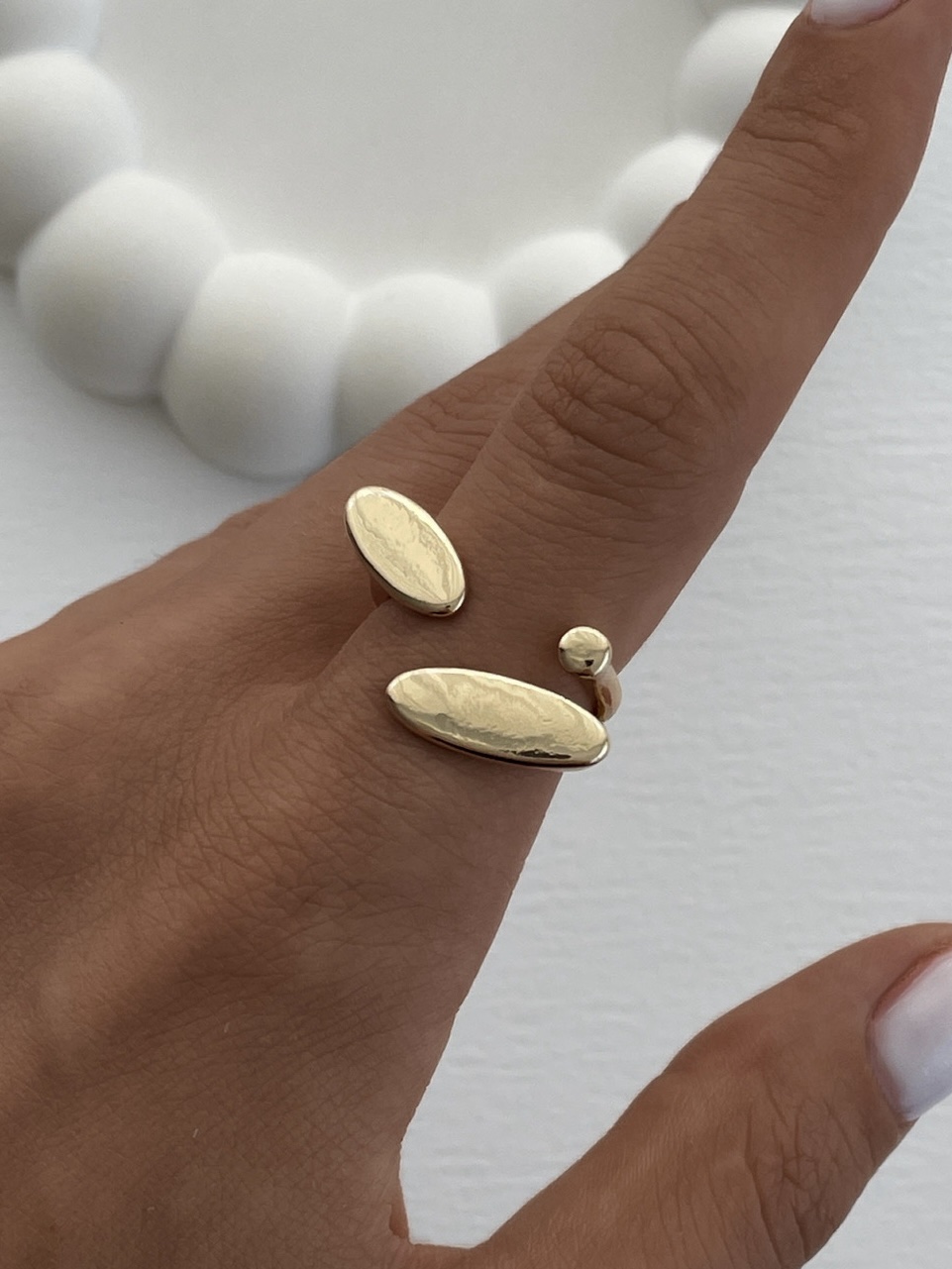 img_5496 Özel Seri Geometrik Tasarım Gold Ayarlanabilir Yüzük