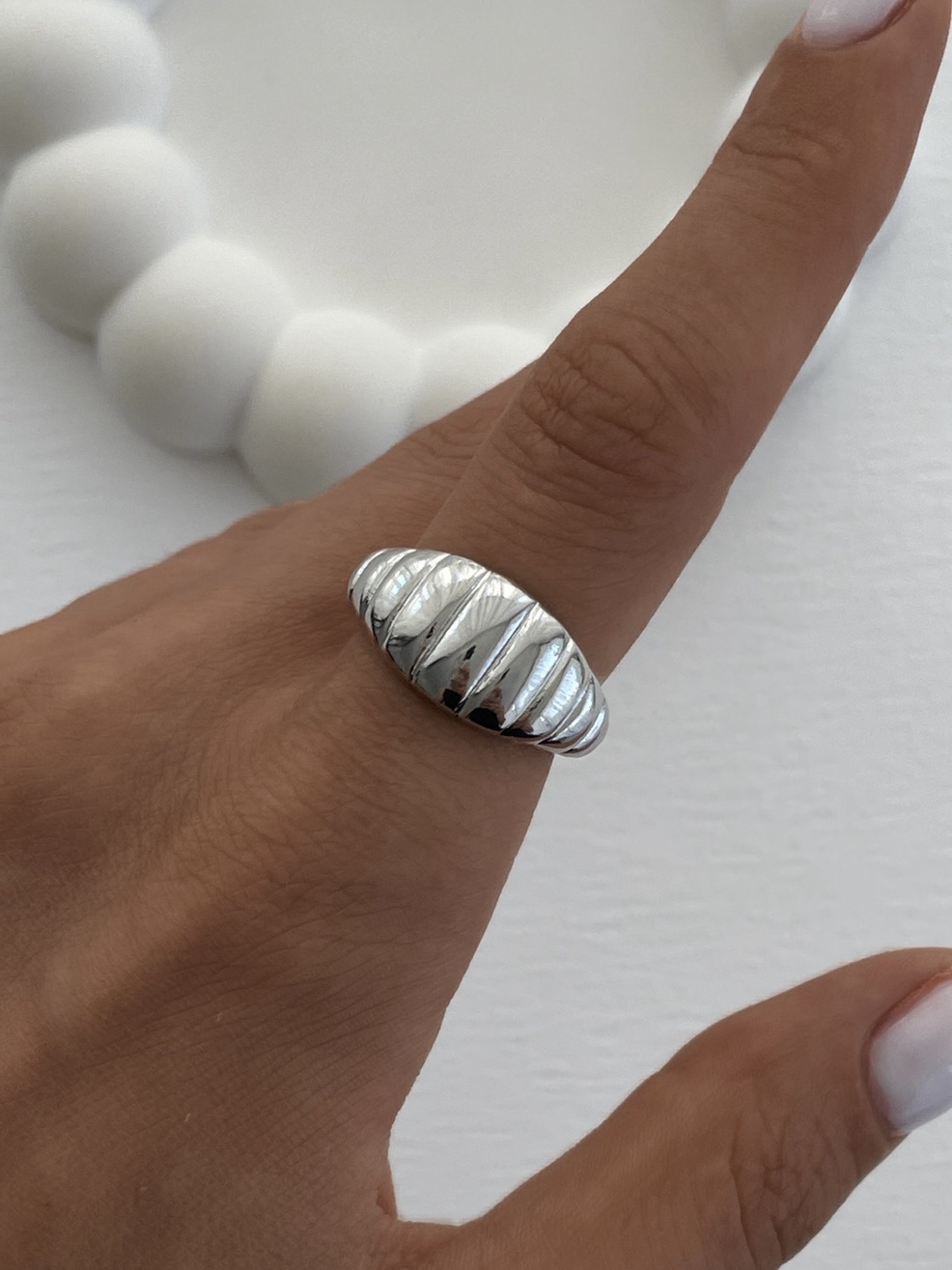 img_5496 Özel Seri Geometrik Tasarım Gümüş Ayarlanabilir Yüzük