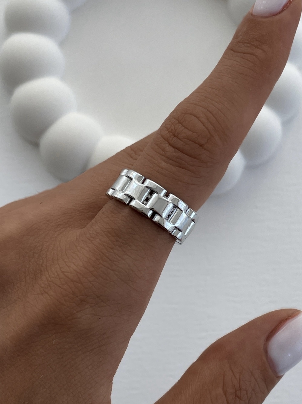 img_5496 Özel Seri Kordon Tasarım Gümüş Ayarlanabilir Yüzük