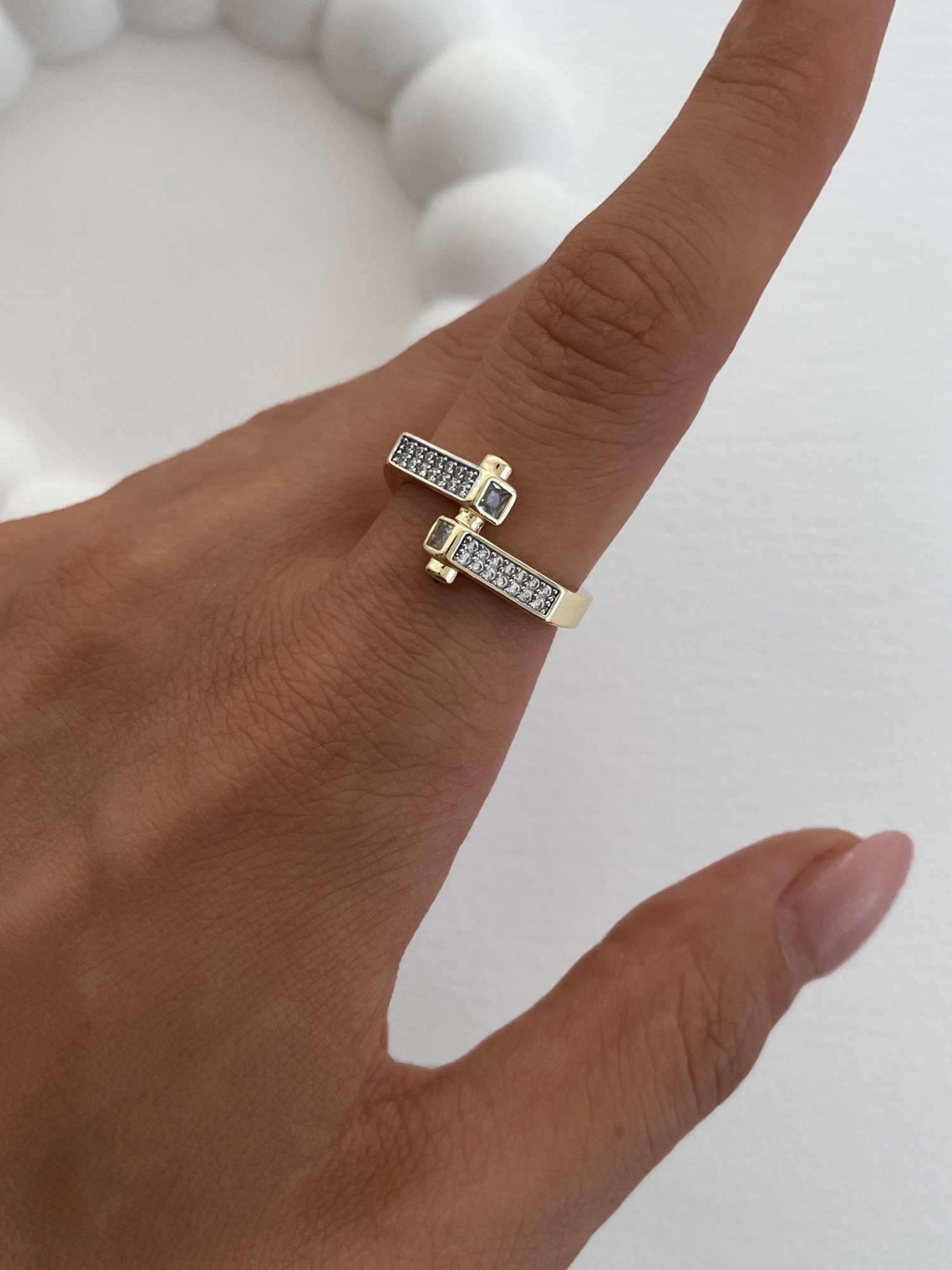 img_5496 Özel Seri Zirkon Taşlı Marka Model Ayarlanabilir Serenay Gold Yüzük