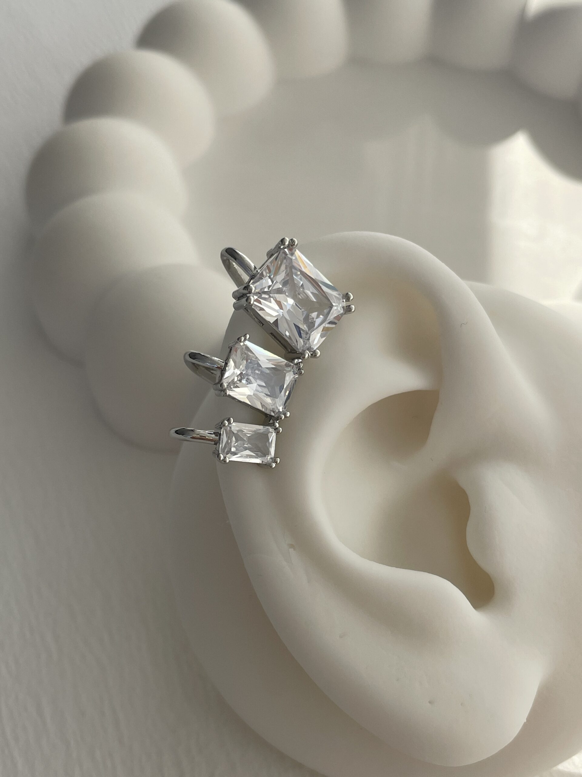 img_7231 Özel Seri Üçlü Baget Taşlı Gümüş Earcuff