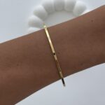 Özel Seri İnce Gold Ajda Bileklik 5.8cm