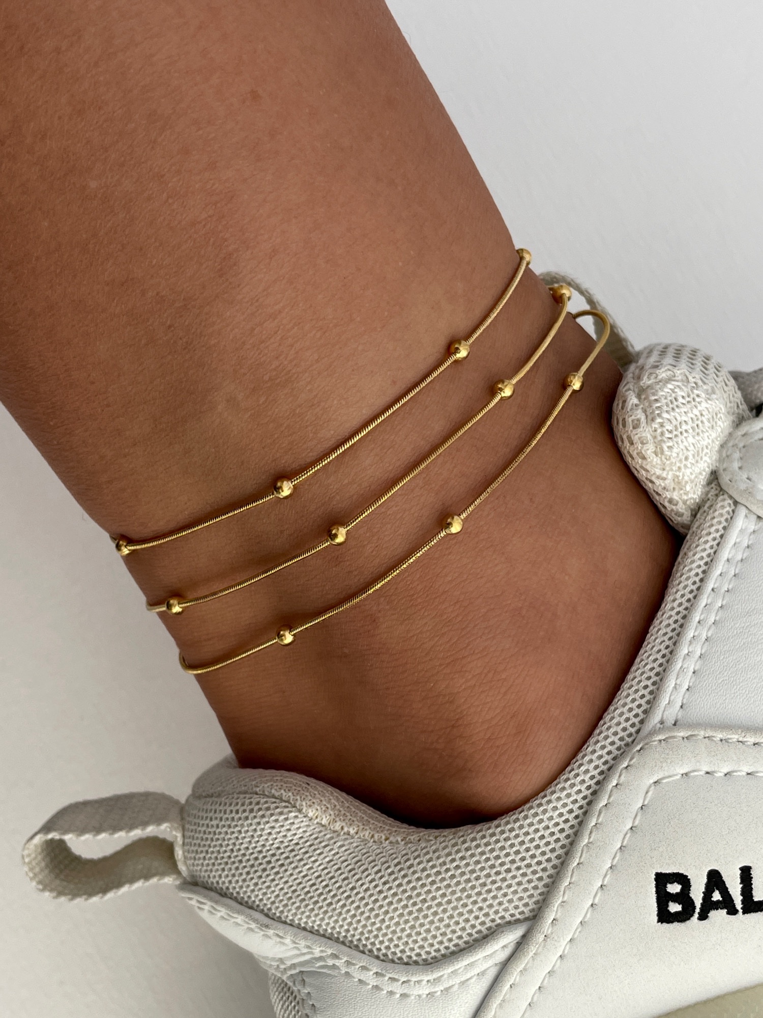 img_2618 Çelik Üçlü Top Zincir Gold Halhal