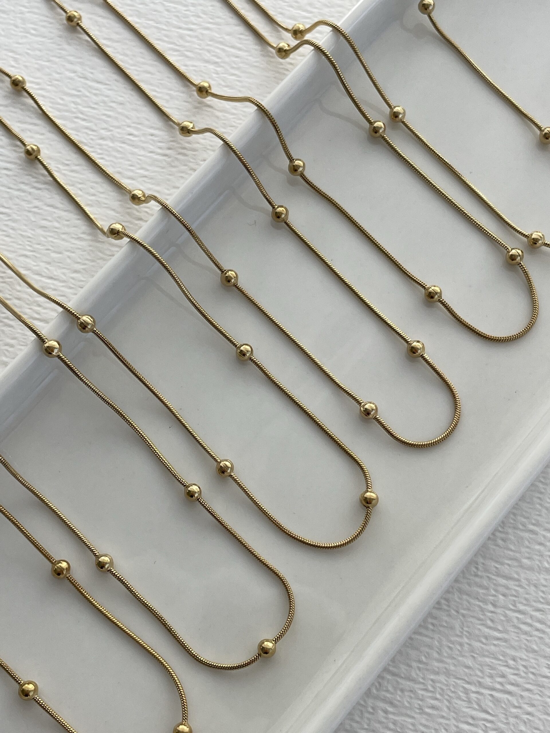 img_3848 Çelik Gold Top Detaylı Zincir Kolye 45cm