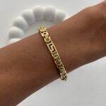 Çelik Gold Figaro Zincir Bileklik