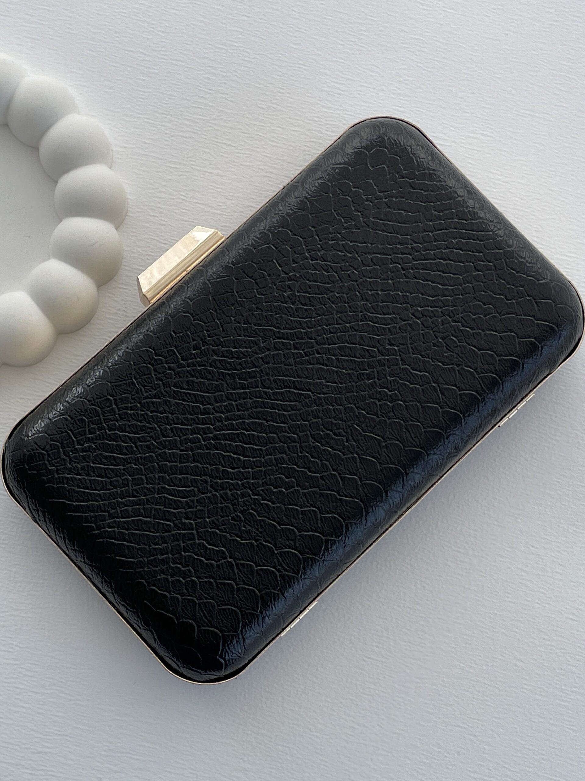 img_5898 Ser Giallo - Gold Yılan Derisi Clutch Çanta