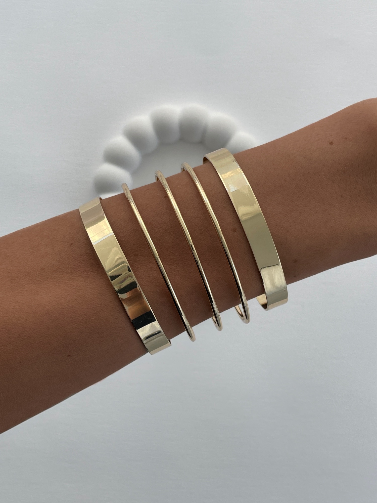 img_7289-1 Özel Seri Geometrik Tasarım Kalın Gold Bileklik