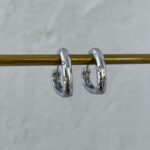 Özel Seri Kalp Orta Boy Gümüş Küpe
