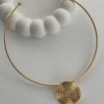 Özel Seri Choker Sarmal Gold Kolye