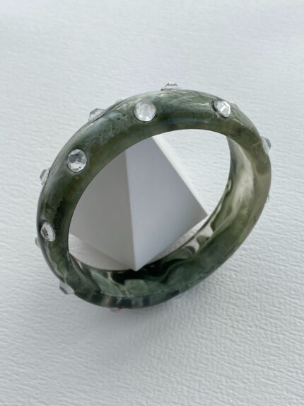 Özel Seri Taşlı Yeşil Kemik Bileklik