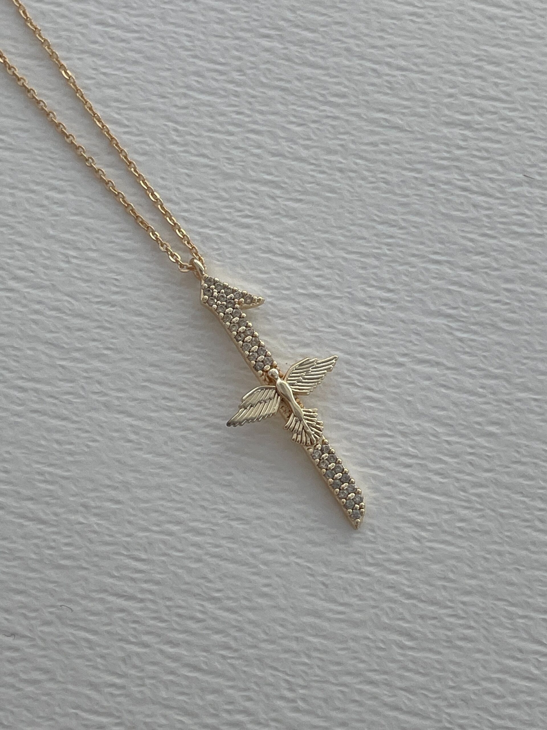 IMG_9652.jpg Özel Seri Zirkon Taşlı Elif & Anka Kuşu Gold Kolye