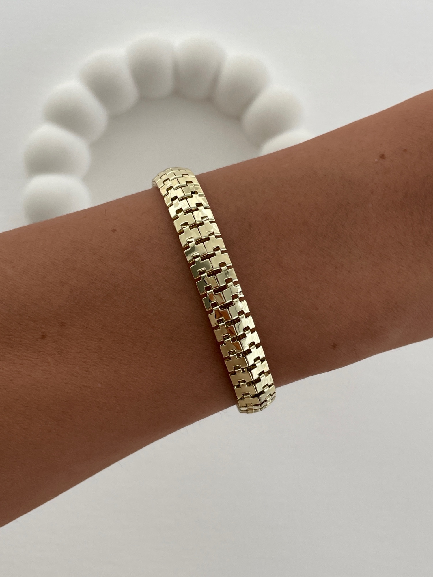 img_1747 Özel Seri Hasır Model Gold Bileklik 20cm