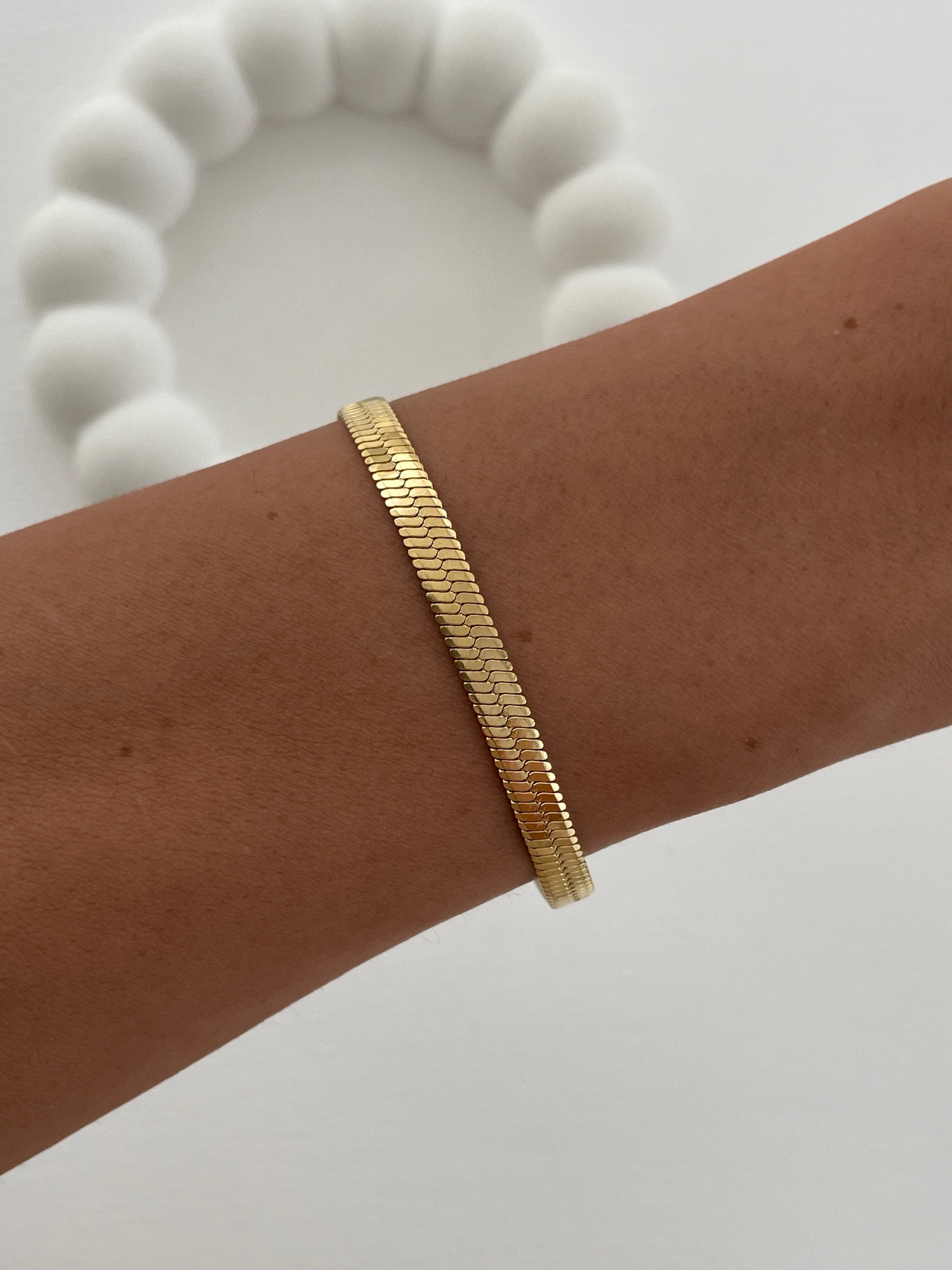 img_1871 Gold Çelik İtalyan Zincir Bileklik