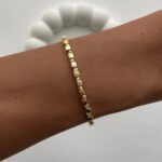 Özel Seri Gold Dorika & Küp Tasarım Bileklik