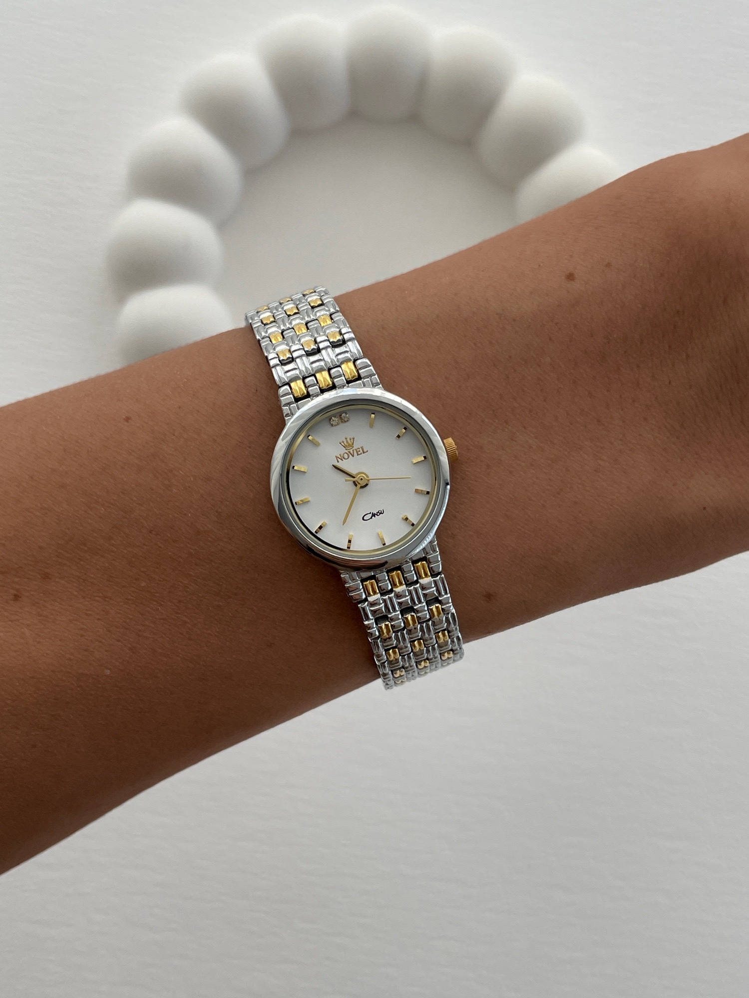 img_6478 Çelik Vintage Gold & Gümüş Saat