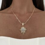 Özel Seri Marka Model Yıldız Gold & Gümüş  Kolye