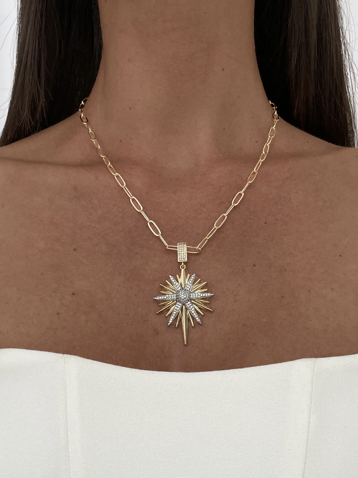 img_7289-1 Özel Seri Marka Model Yıldız Gold & Gümüş Kolye