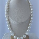 Özel Seri 15 mm Gold Detay İnci Kolye 68cm