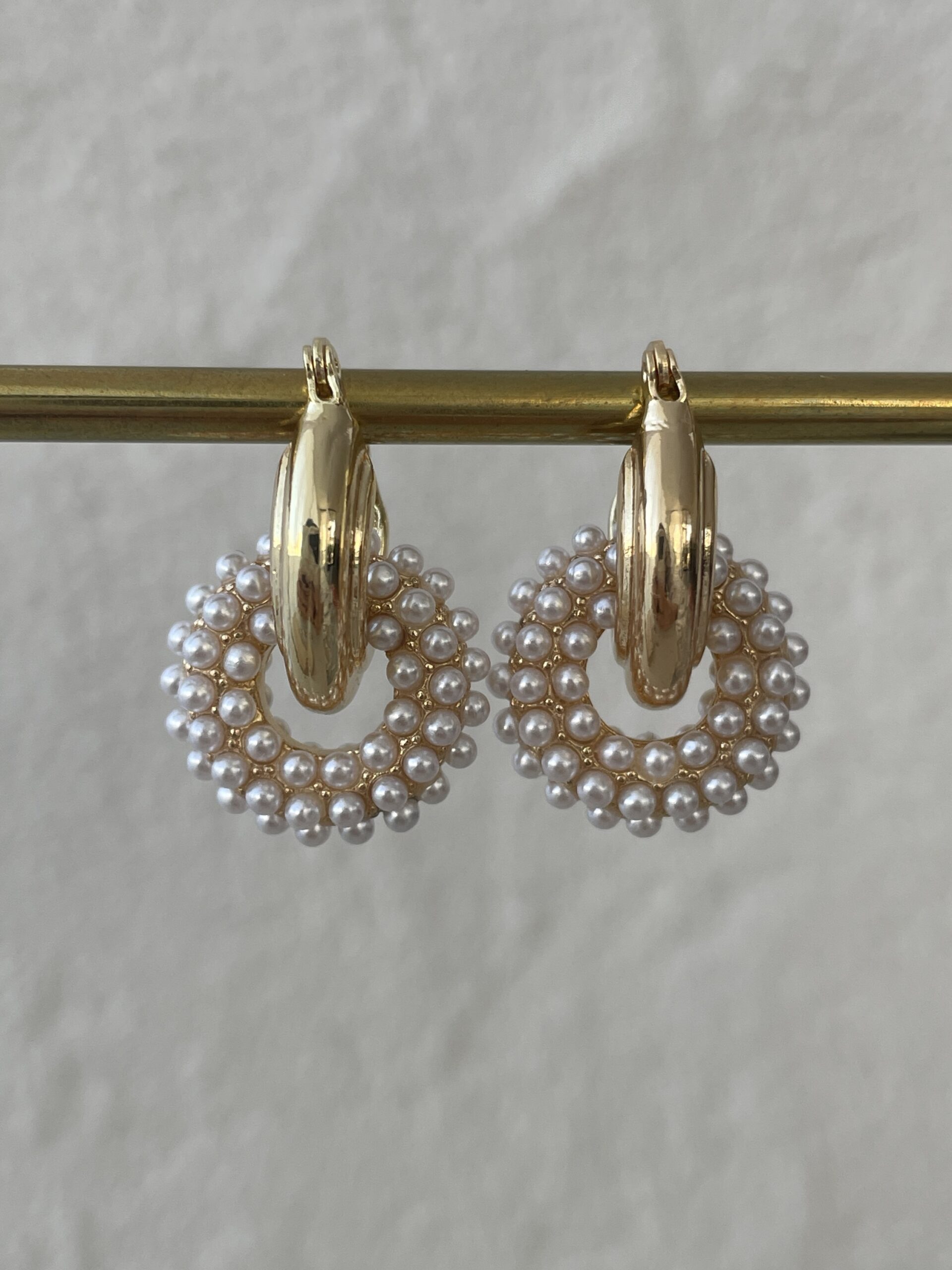 img_9617 Özel Seri Gold Minik İnci Halka Küpe