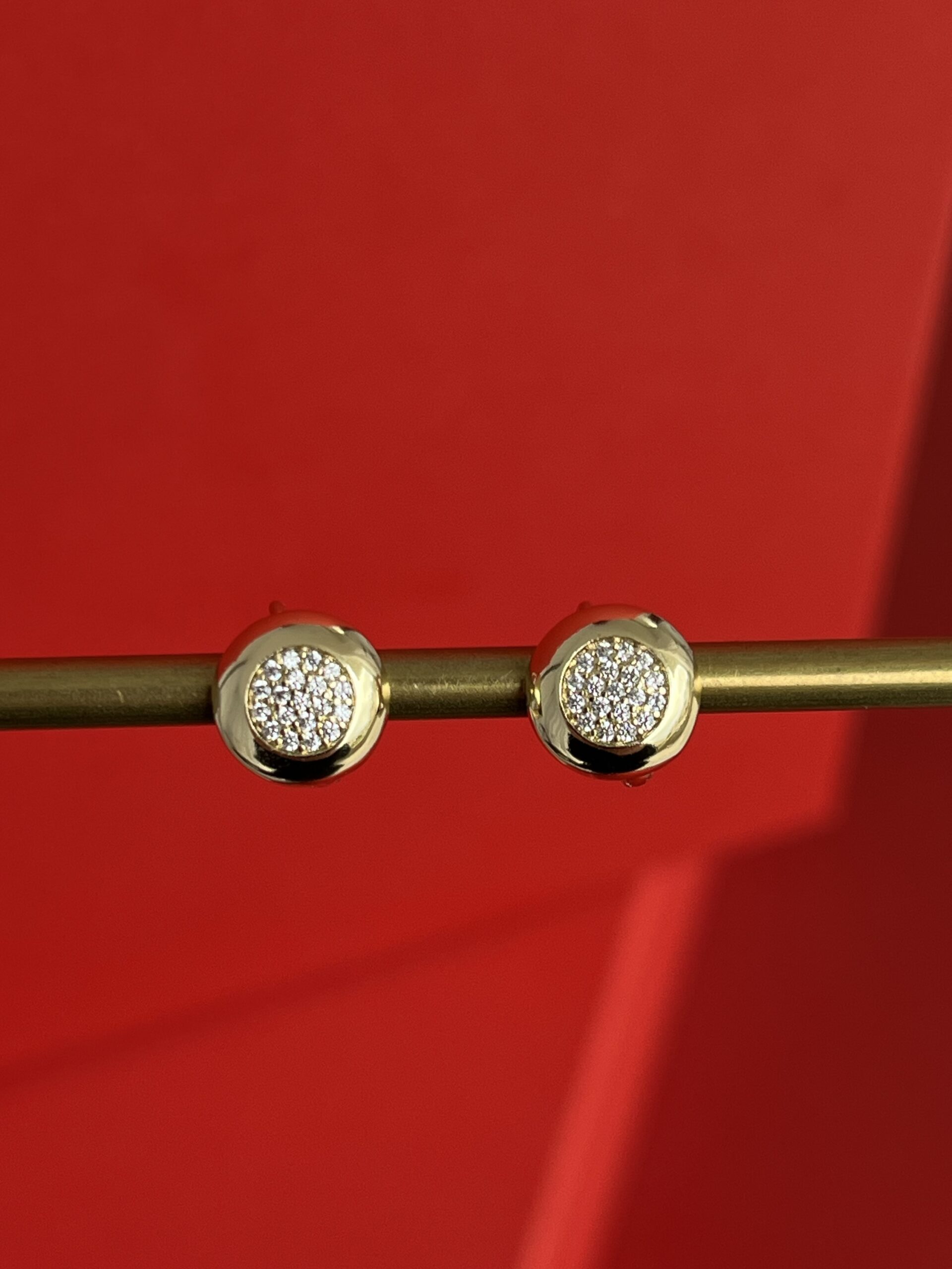 img_2437 NS-XUPING Zirkon Taş Minik Top Model Gold Küpe