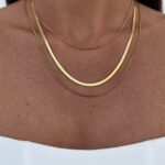 Çelik Üçlü İtalyan Zincir Gold Kolye