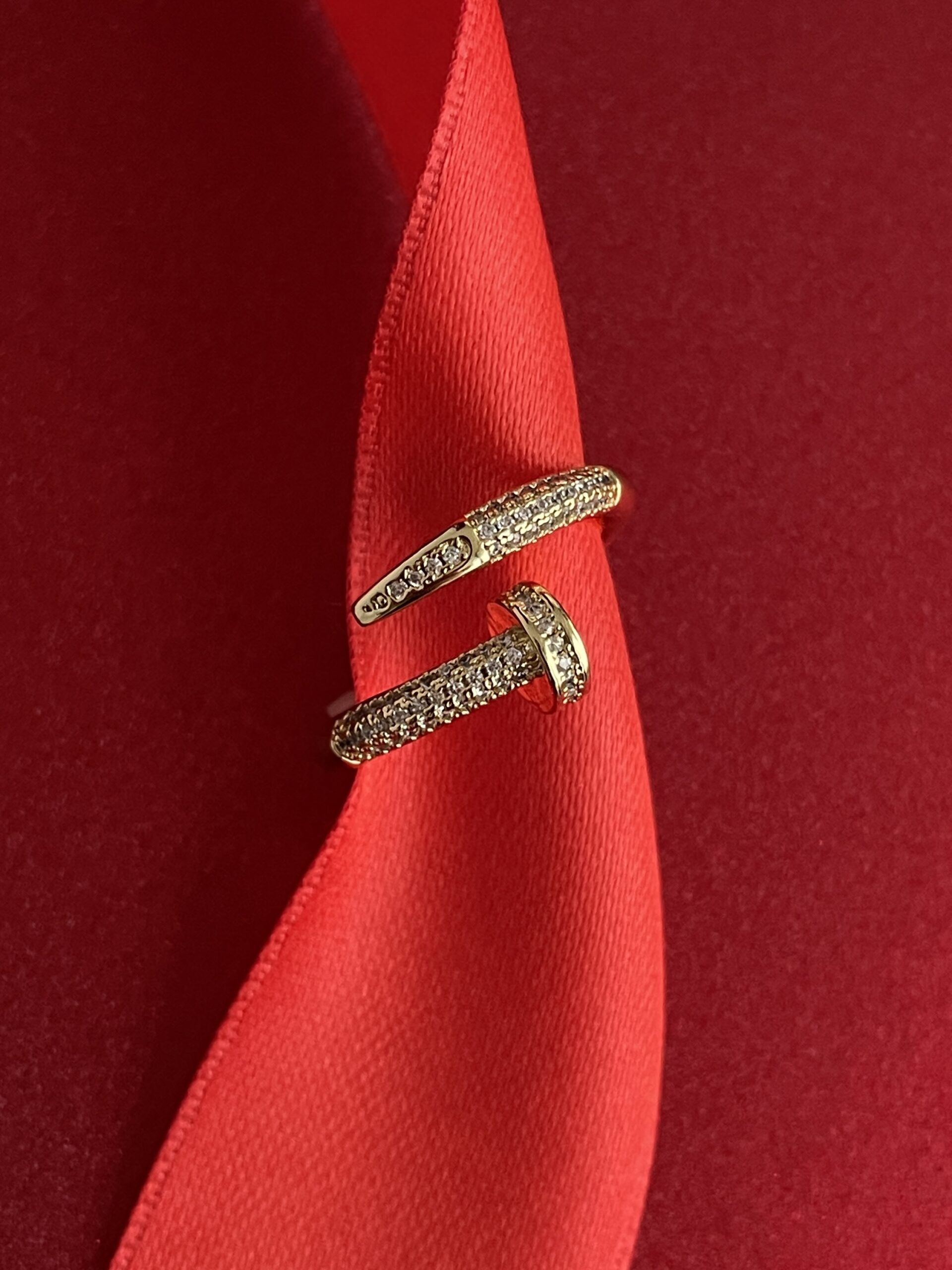 img_2819 NS-Zirkon Taşlı Çivi Tasarım Ayarlanabilir Gold Yüzük