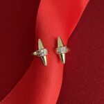 NS-Zirkon Taşlı Uzun Ayrık Tasarım Ayarlanabilir Gold Yüzük