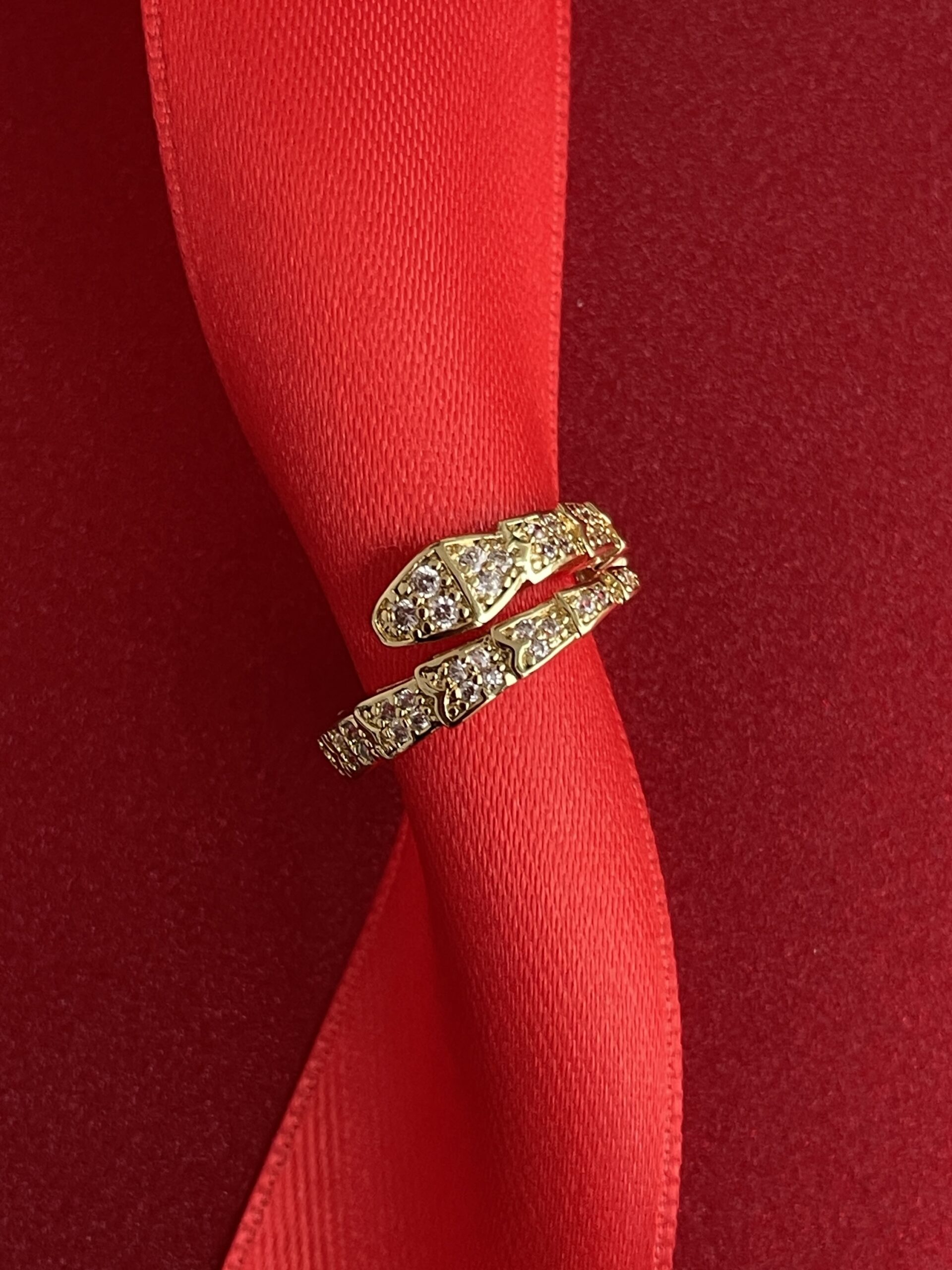 img_2860 NS-Zirkon Taşlı Yılan Tasarım Ayarlanabilir Gold Yüzük