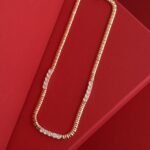 NS-Premium Üçlü Beştaş Gold Kolye