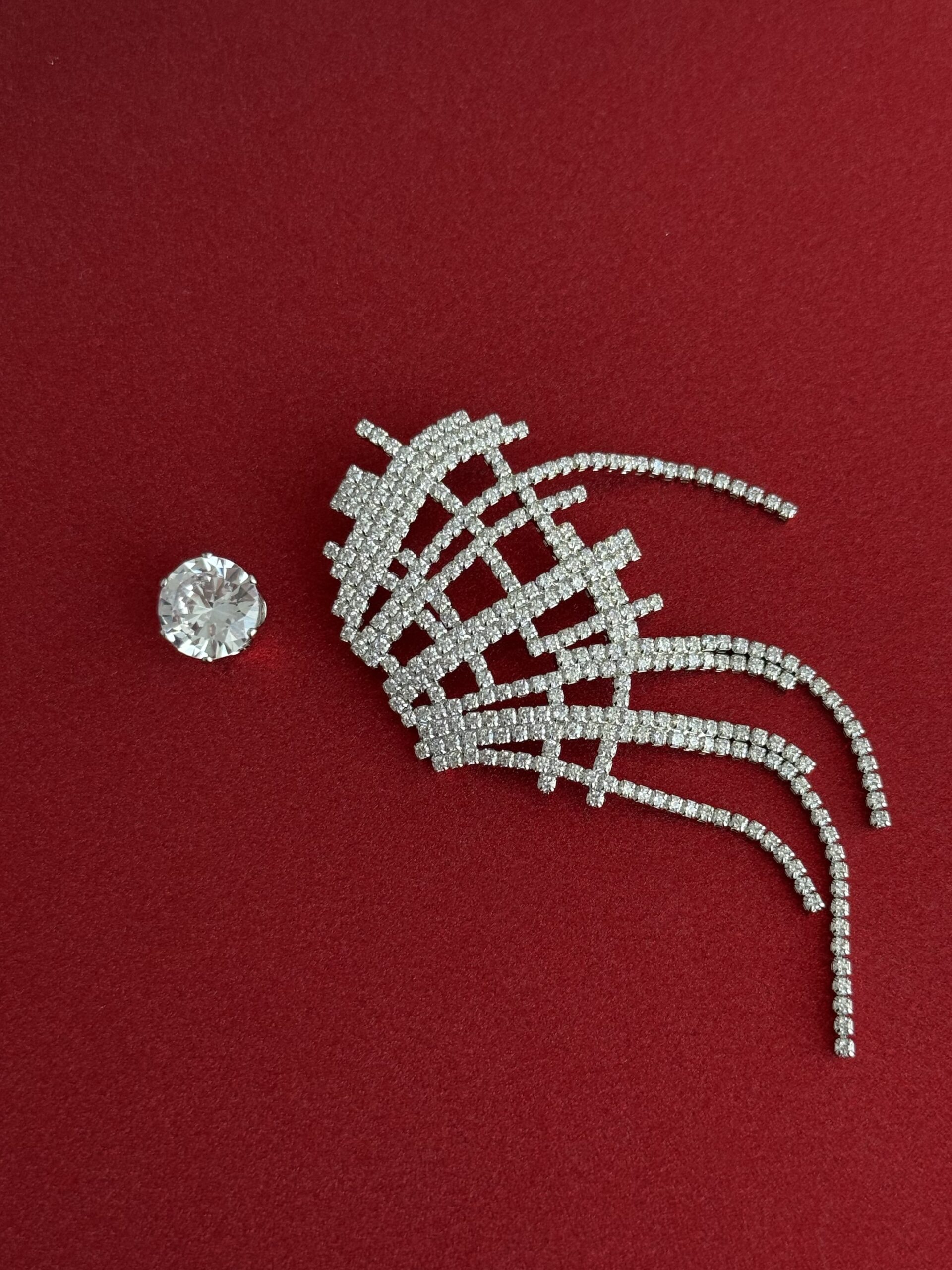 img_4135 NS-Sol Tektaş Sağ Baget Taş Büyük Gümüş Küpe