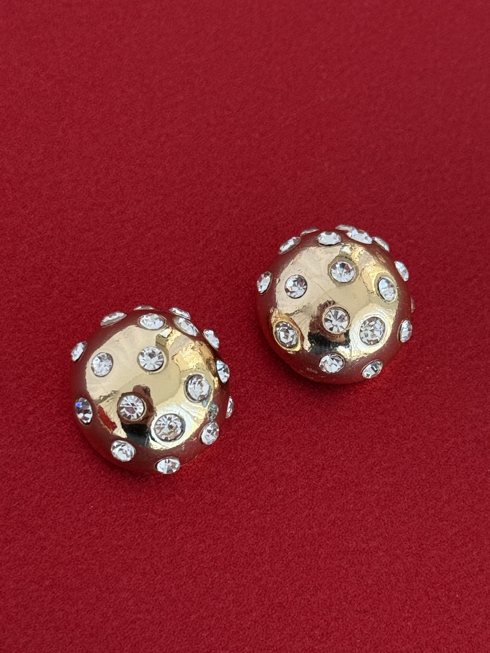 img_4886 NS-Zİrkon Taşlı Top Gold Küpe